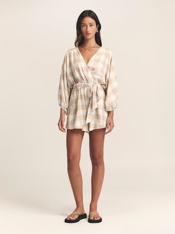 St MRLO - Jumpsuit 'Maya' en beige: frente