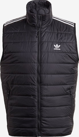 ADIDAS ORIGINALS Bodywarmer 'Padded Stand Collar  ' in Zwart: voorkant