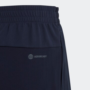 ADIDAS SPORTSWEAR Regular Sports trousers 'Aeroready 3-Stripes ' in Blue