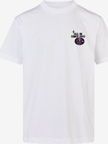 T-Shirt 'Rien' Cleptomanicx en blanc : devant