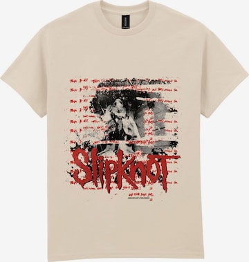 T-Shirt 'Slipknot Do Not Judge Us T-Shirt' SLIPKNOT en blanc : devant