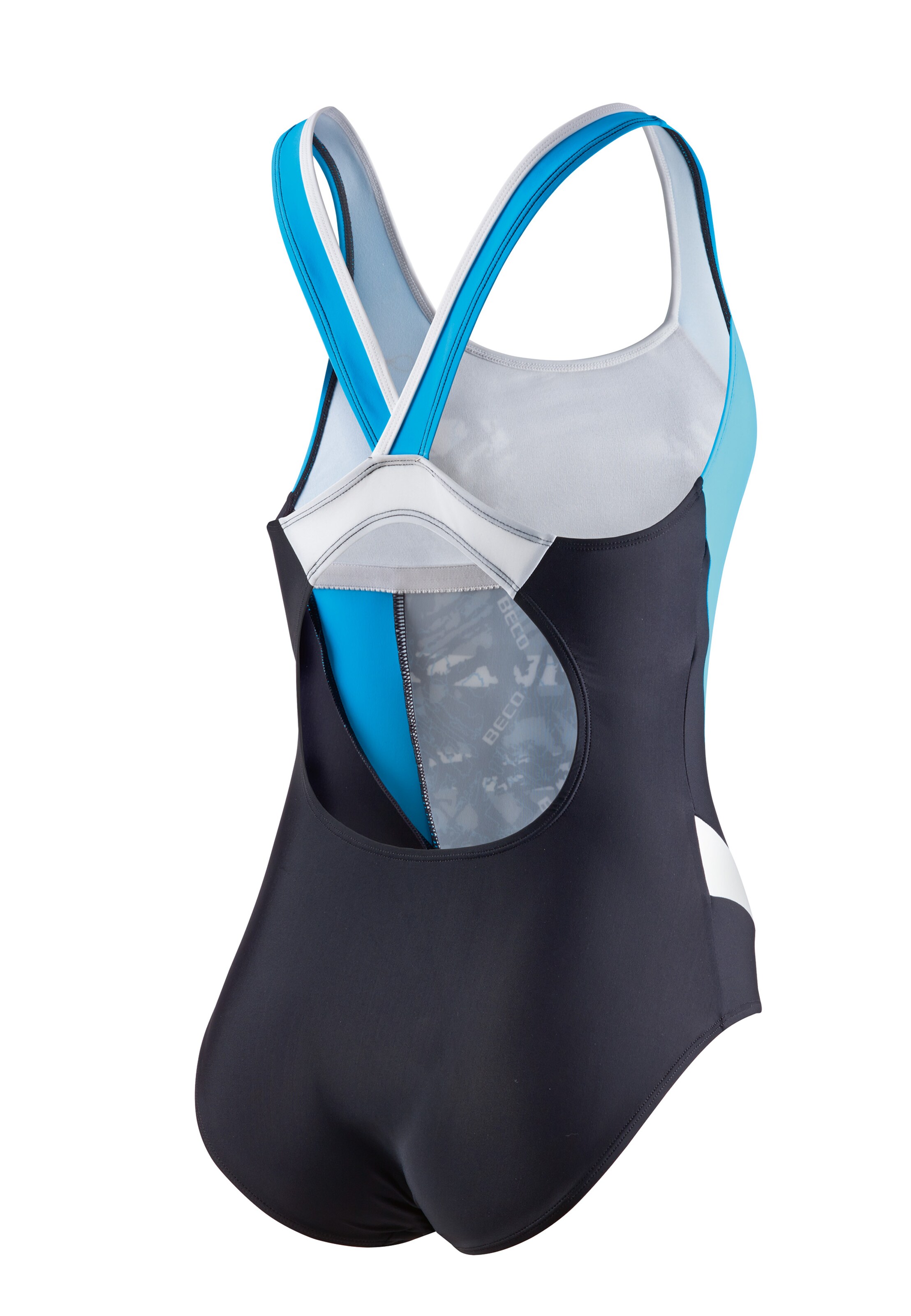 BECO the world of aquasports Bustier Sportbadeanzug in Schwarz