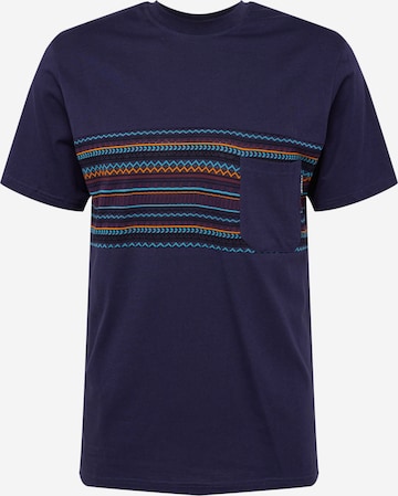 Iriedaily Regular Fit T-Shirt 'Chop Chop' in Blau: predná strana