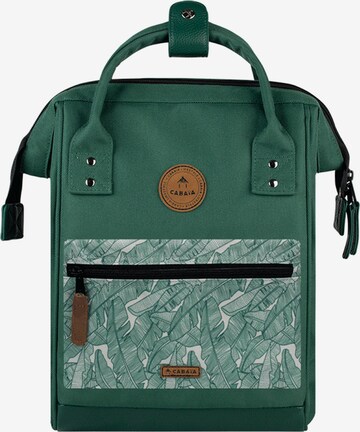 Cabaia - Mochila 'Adventurer' en verde: frente