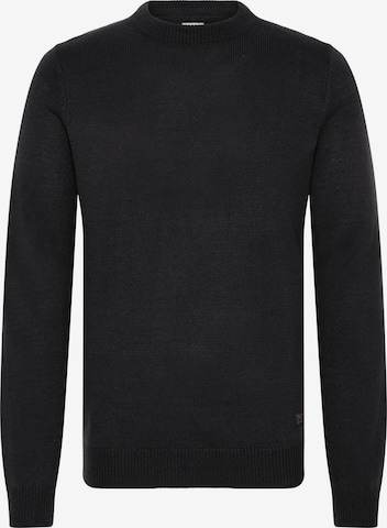 !Solid Strickpullover ' SDBABAK ' in Schwarz: Vorderseite