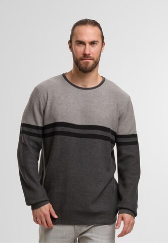 Pull-over 'Jaluf' INDICODE JEANS en gris