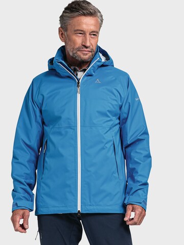 Schöffel Outdoorjas 'Easy XT' in Blauw: voorkant