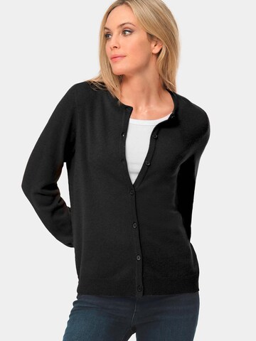 Goldner Knit Cardigan in Black: front