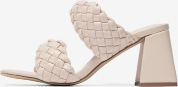 Bianco Mules 'BIAJOYCE ' in Beige: front