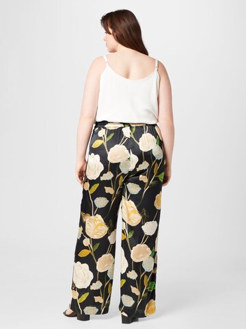 Vero Moda Curve Wide Leg Bukser 'Renee' i sort