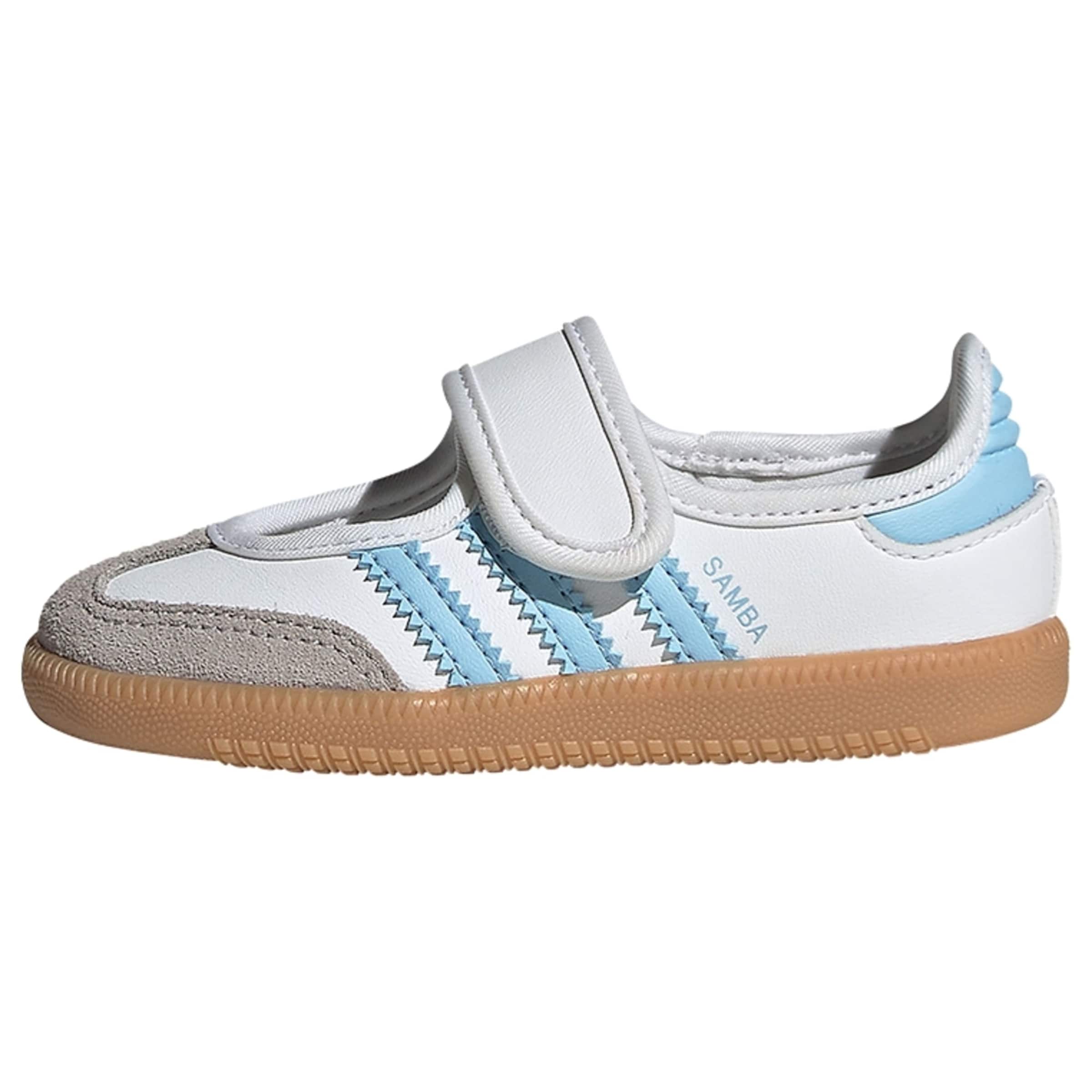 Ballerines 'Samba' ADIDAS ORIGINALS en blanc : devant