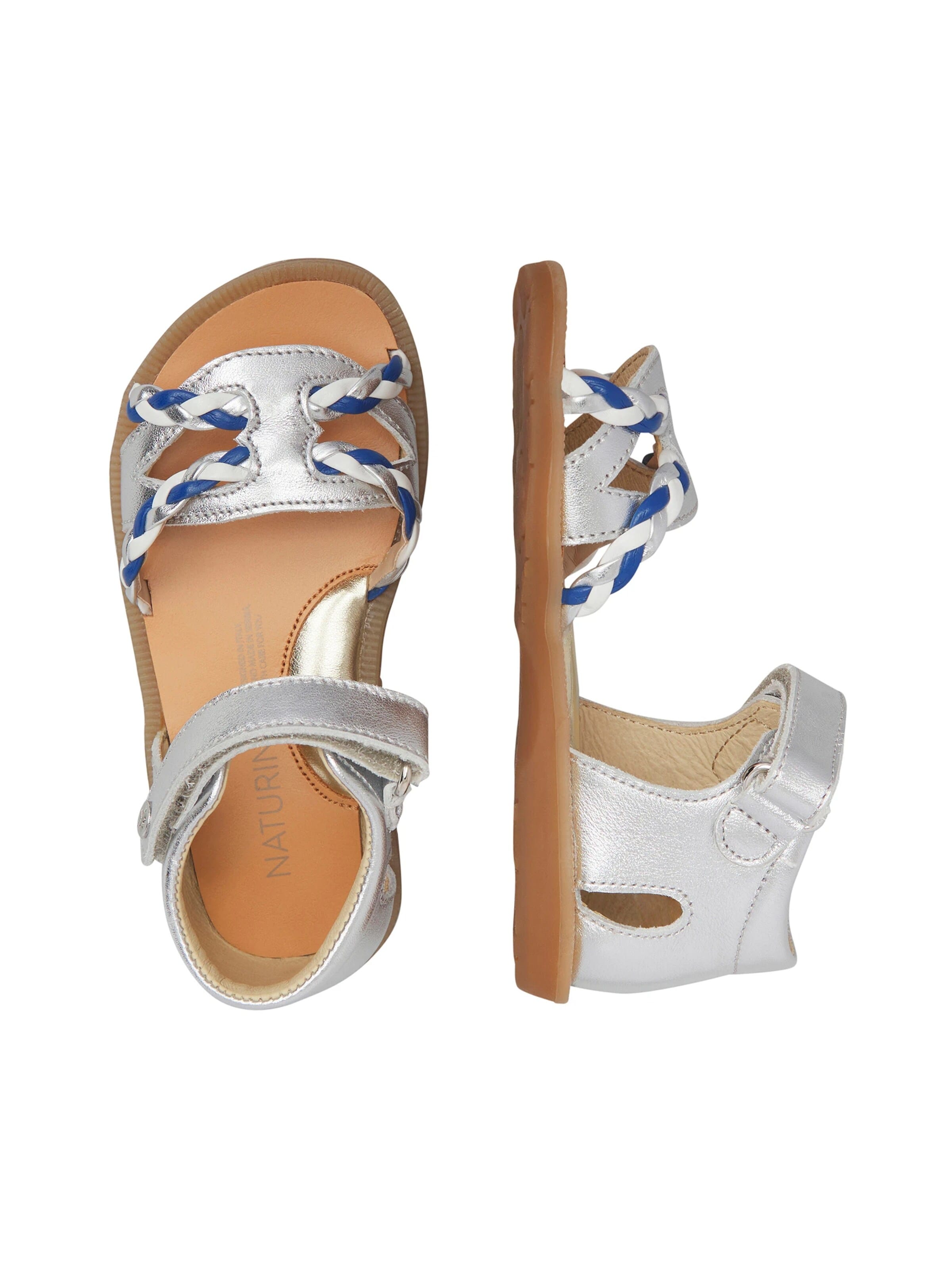 Sandales 'LUNET' NATURINO en argent