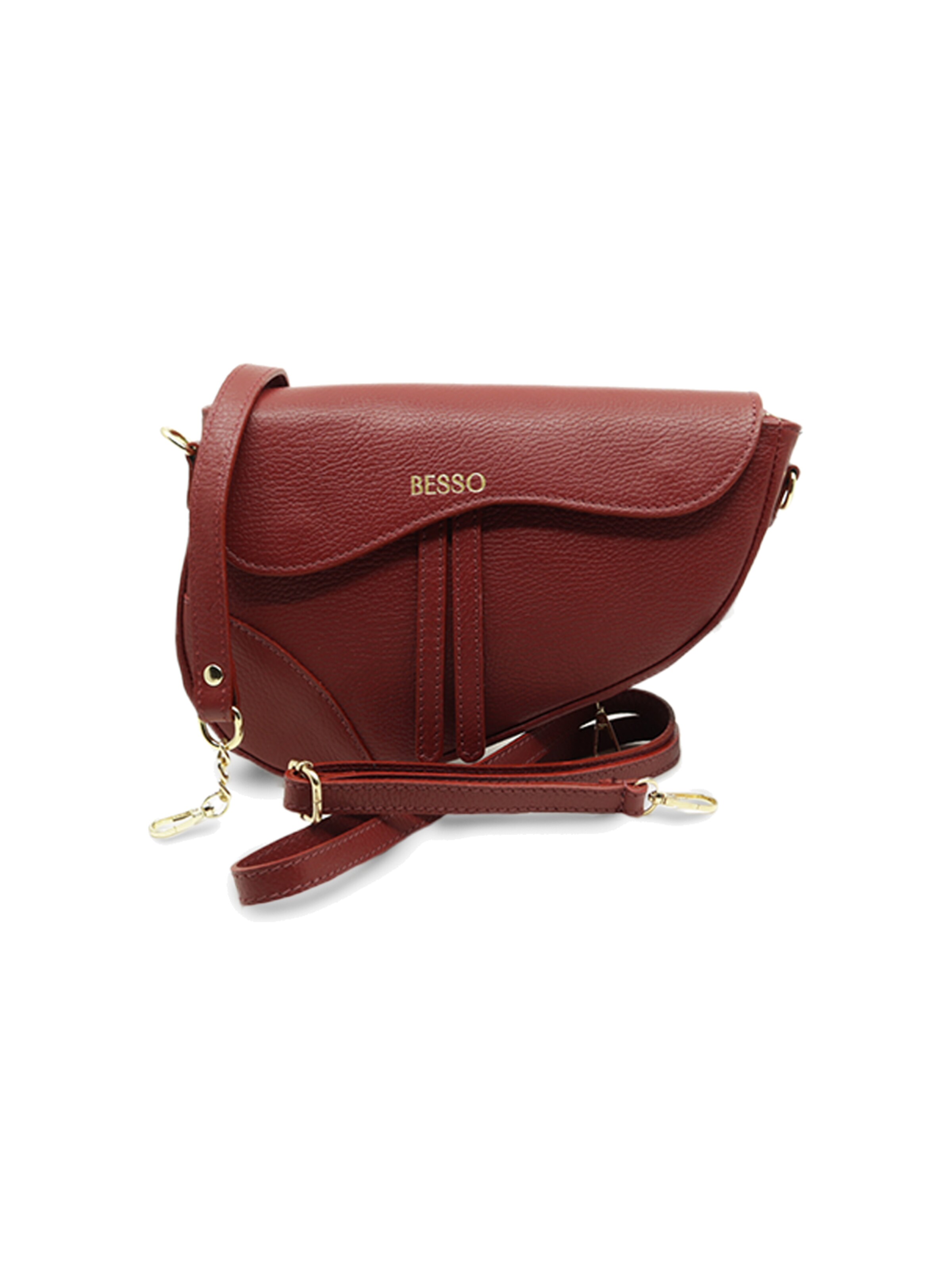 BESSO Handbag in Red: front