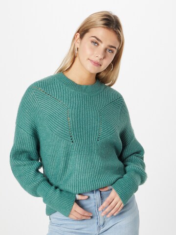 ICHI Sweater in Blue: front