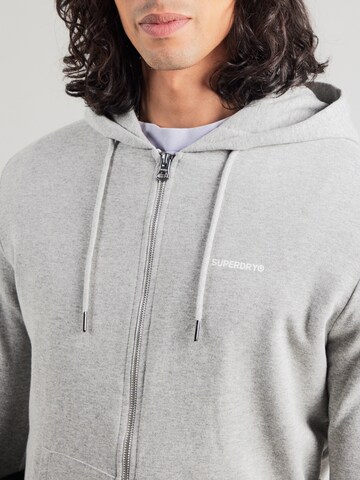 Superdry Zip-Up Hoodie in Grey