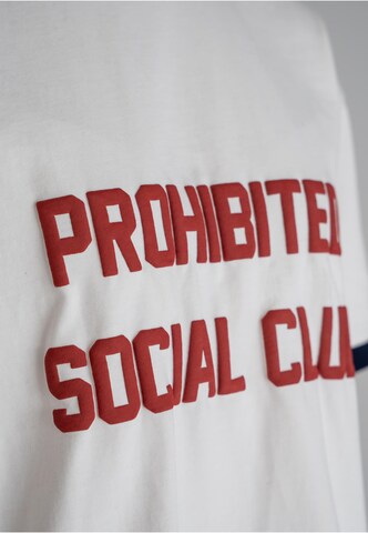 T-shirt 'SC' Prohibited en blanc