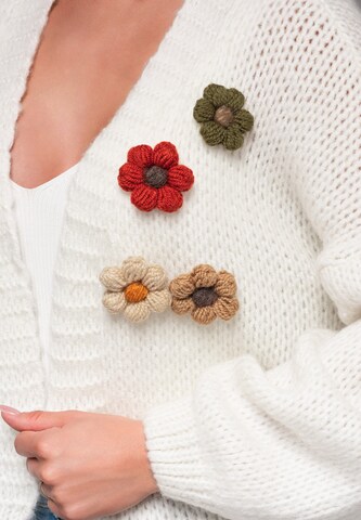 Ombre Gebreid vest in Beige