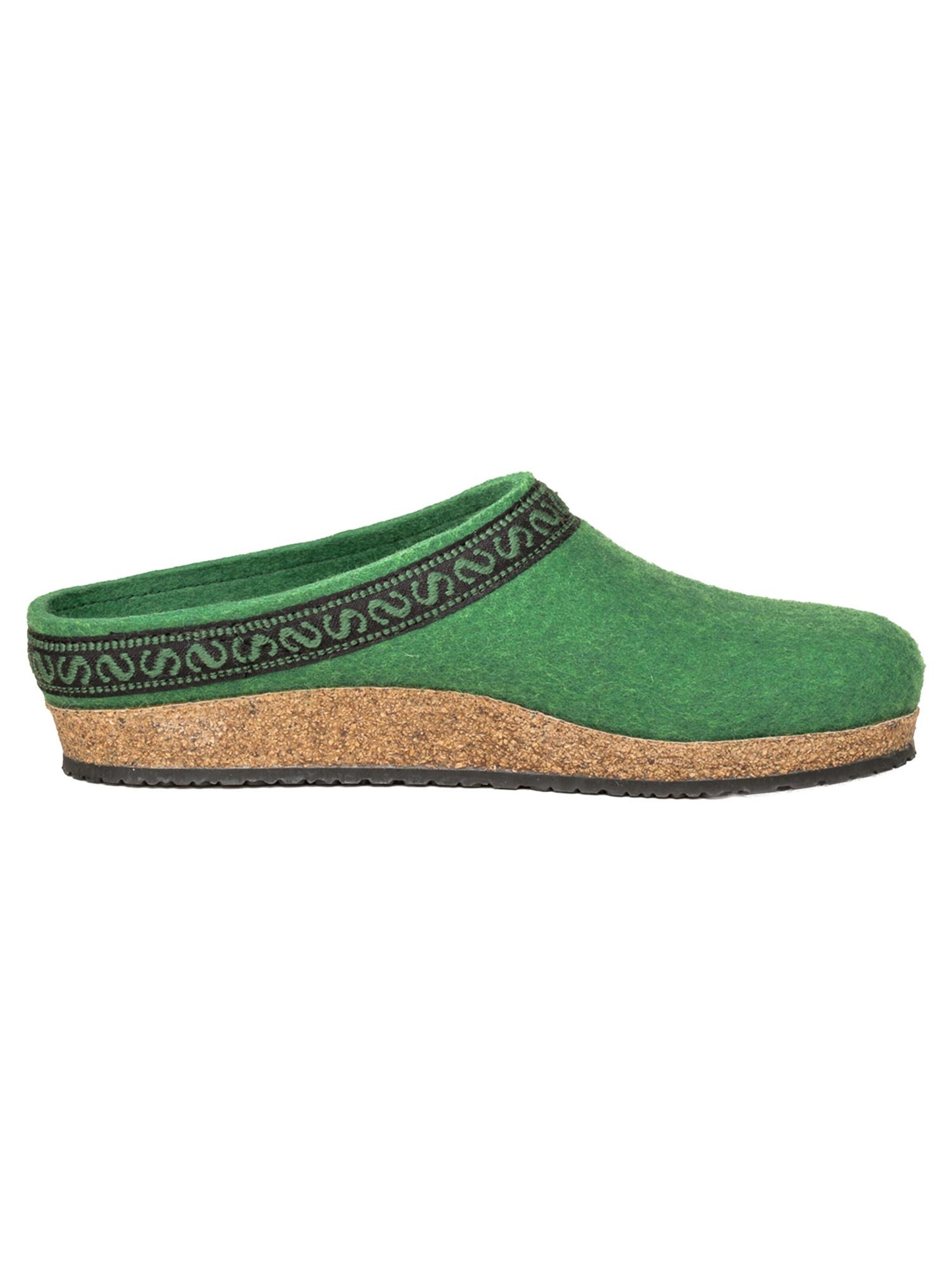 Stegmann Clogs 'Filz' in Green