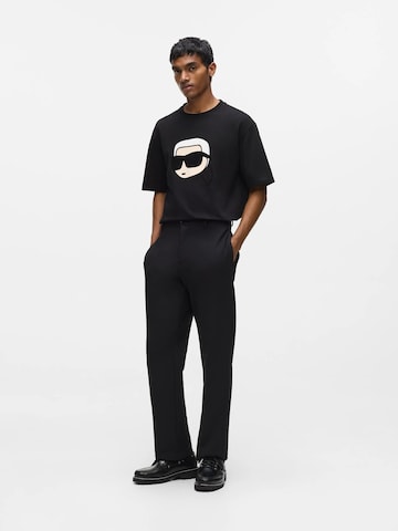 Karl Lagerfeld Tričko 'Ikon' - Čierna