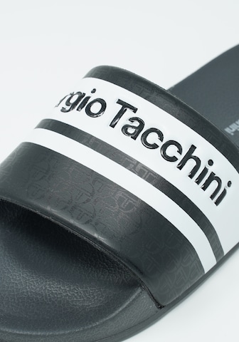 Sergio Tacchini Strand-/badschoen 'Ansley' in Zwart