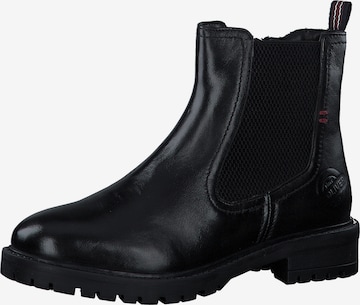 s.Oliver Chelsea boots in Black: front