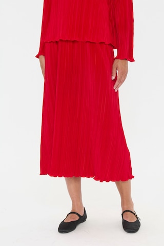 SAINT TROPEZ Rok 'SZZuni' in Rood: voorkant
