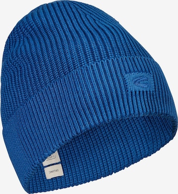 CAMEL ACTIVE Strickmütze aus Organic Cotton in Blau: predná strana