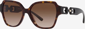 Emporio Armani - Gafas de sol en marrón: frente