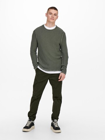 Only & Sons Pullover 'Pavo' in Grau