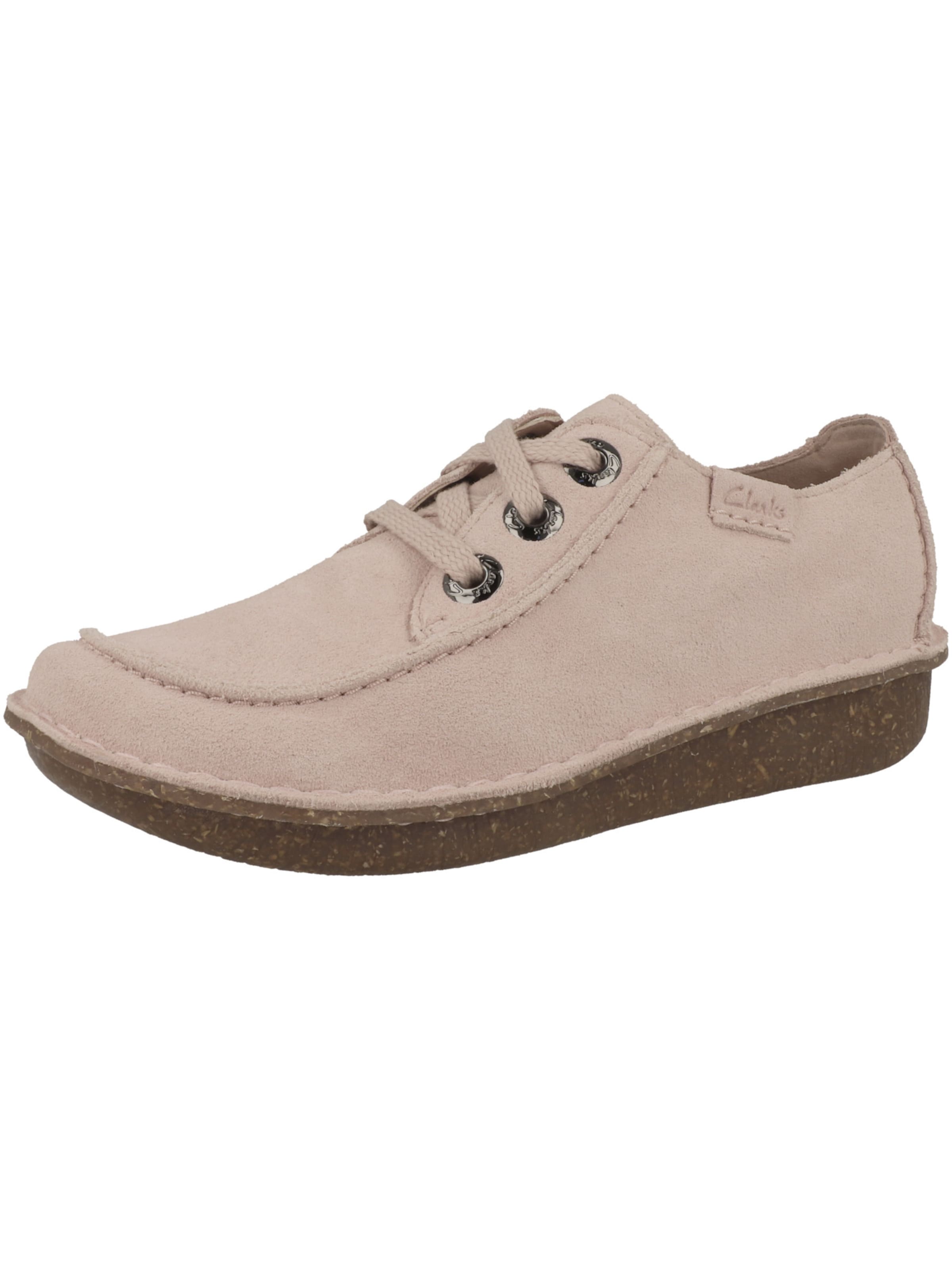 CLARKS - Sapato com atacadores 'Funny Dream' em rosa: frente