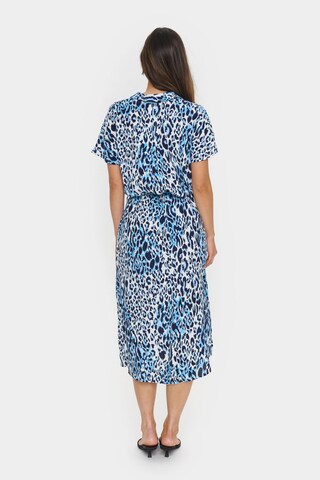 SAINT TROPEZ Shirt dress 'Blanca' in Blue