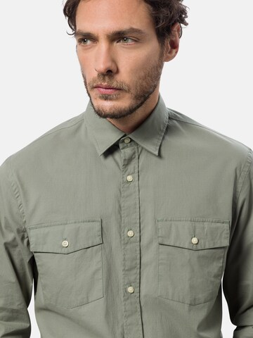 PIERRE CARDIN Regular fit Overhemd in Groen