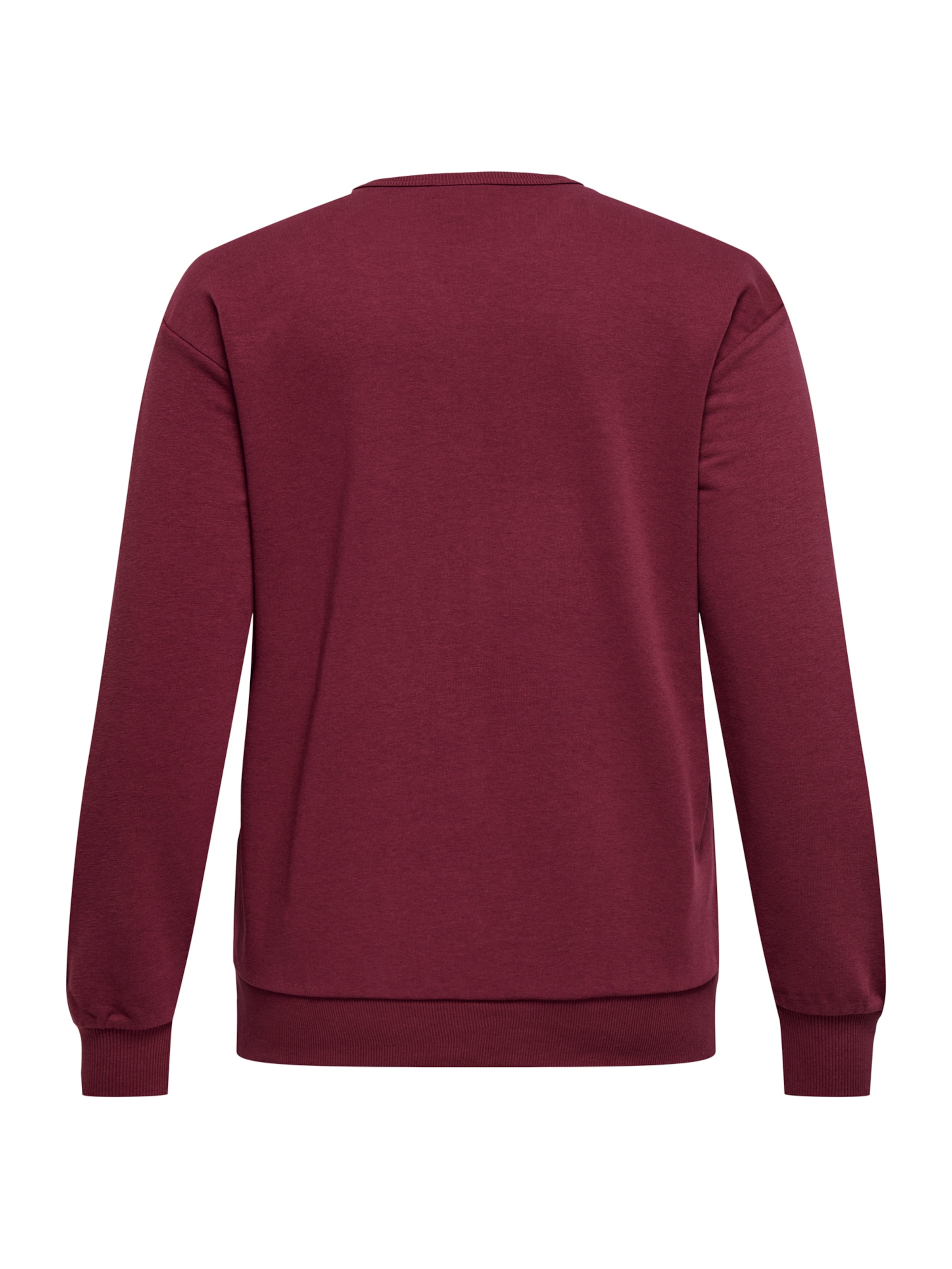 ONLY Carmakoma Sweatshirt 'CARBEN' in Red