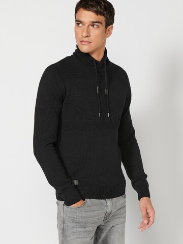 KOROSHI Sweater 'Punto' in Black