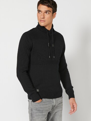 KOROSHI Pullover 'Punto' in Schwarz