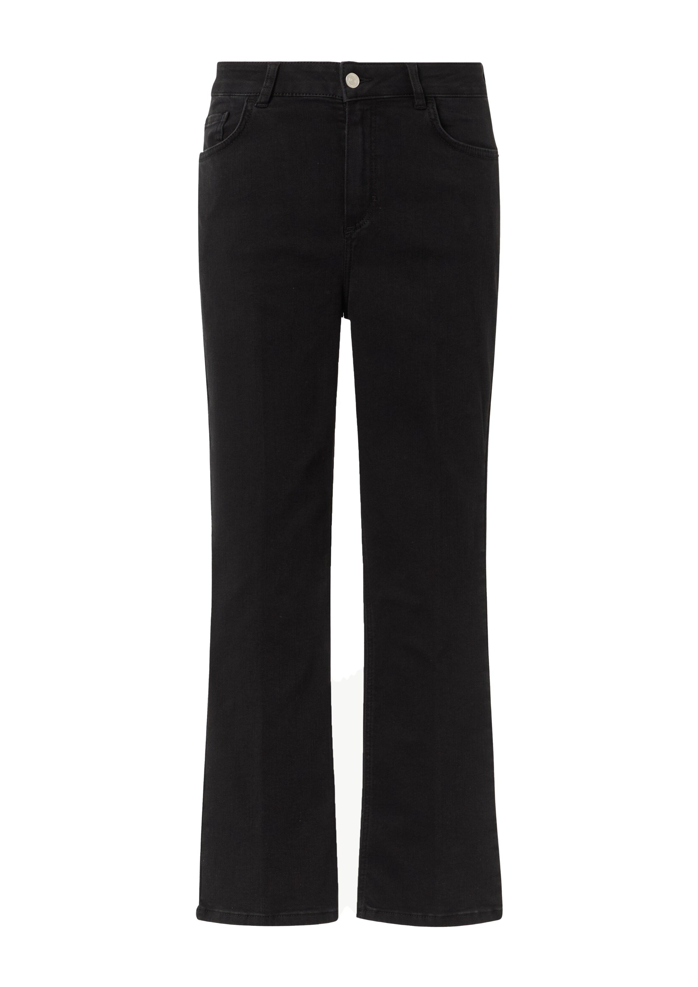 comma casual identity Flared Jeans in Schwarz: Vorderseite