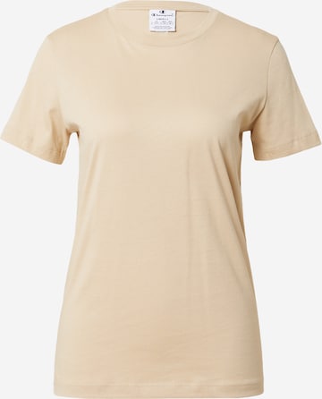 T-shirt Champion Authentic Athletic Apparel en beige : devant