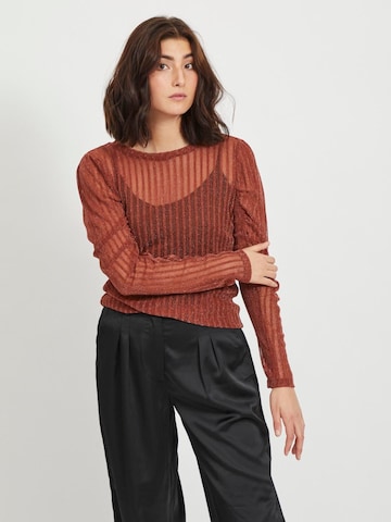 VILA Shirt in Brown