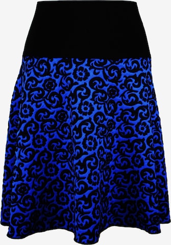 dunkle design Skirt 'Scuba' in Blue: front