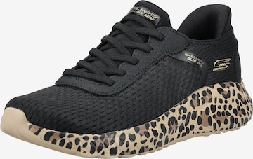 SKECHERS Platform trainers in Black: front