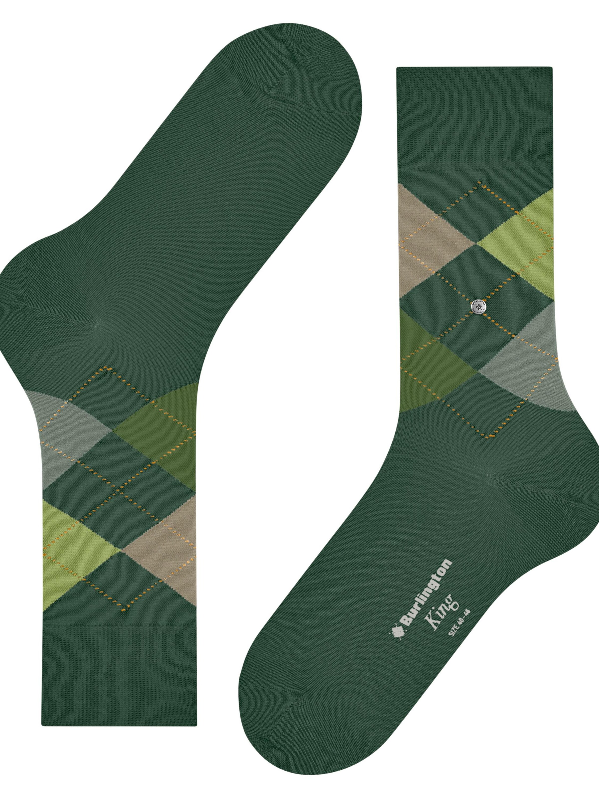 BURLINGTON Socks 'King' in Green