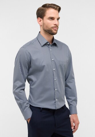 ETERNA Comfort fit Zakelijk overhemd in Blauw: voorkant