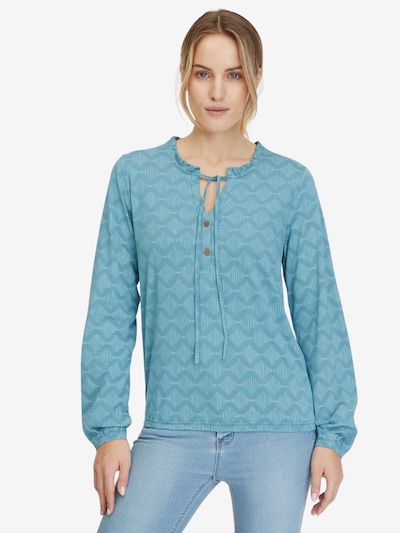 Ragwear Bluse 'Onelia Print Org' in L in blau, Produktansicht