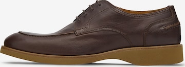 LOTTUSSE Lace-Up Shoes ' Derby Moccasin ' in Brown: front
