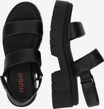 HUGO Sandals 'Kris' in Black