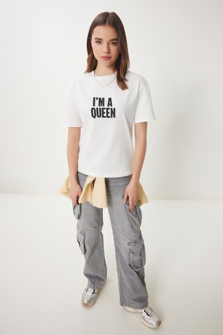 T-shirt Happiness İstanbul en blanc