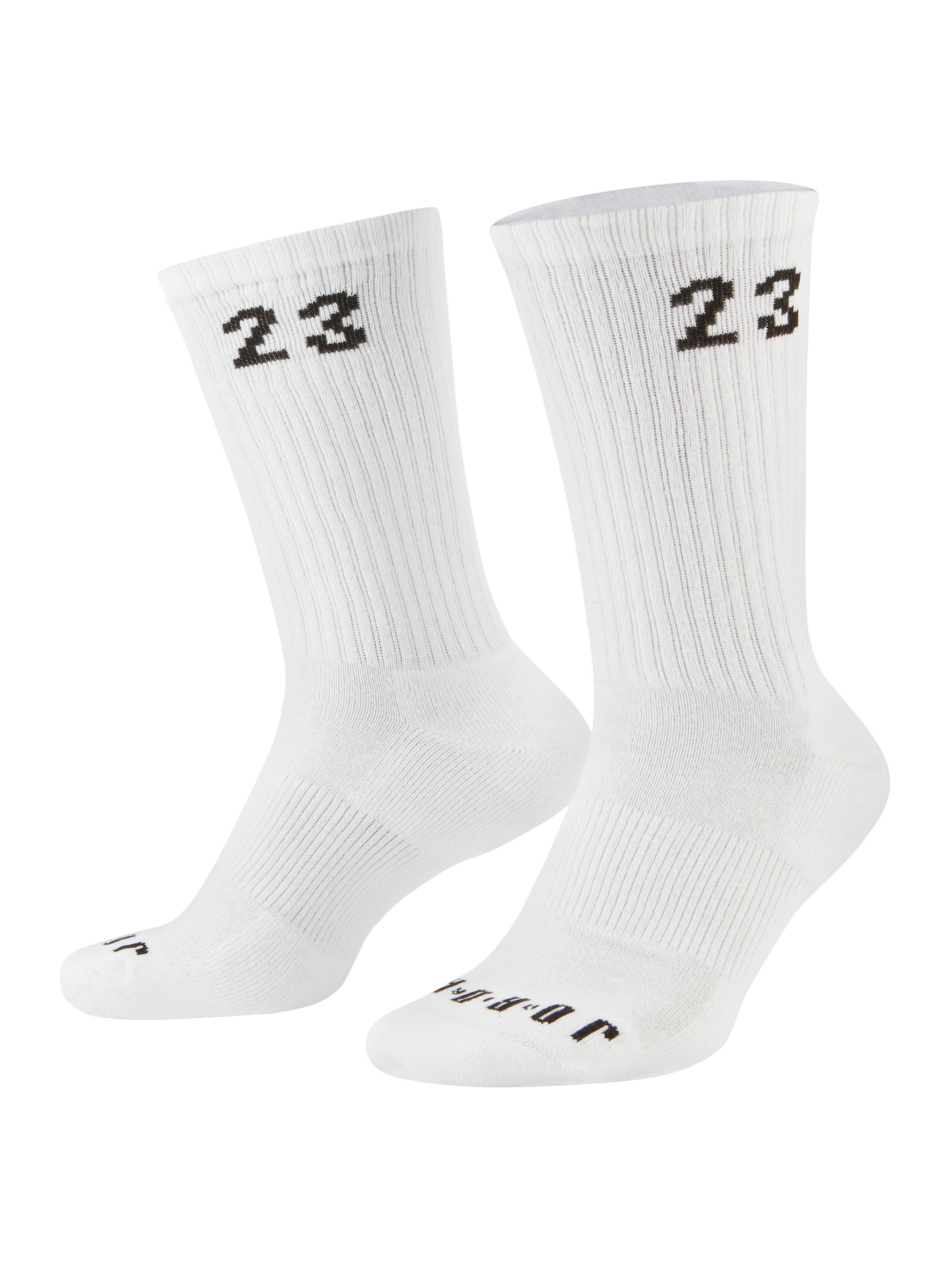 Jordan Športne nogavice | bela barva