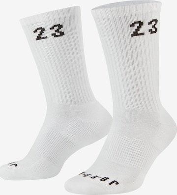 Jordan Athletic Socks in White