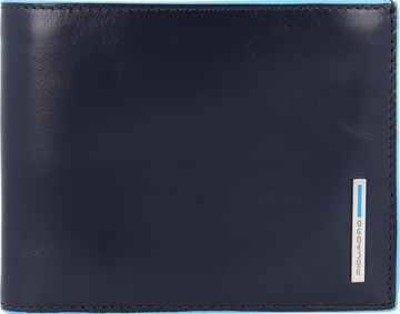 Piquadro Wallet 'Blue Square' in Blue: front