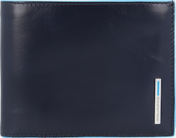 Piquadro Wallet 'Blue Square' in Blue: front